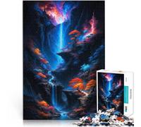 Adults 1000 Piece Jigsaw Puzzle Hidden Waterfall Paradise Familienspiel für und Tolle Geschenke und Spielzeuge75x50cm