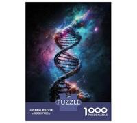 Adults 1000 Piece Jigsaw Puzzle Human DNA in The Space V4 Puzzles for Adults Brain Teaser Game Perfect Decoration Birthday And Unique Gifts 70x50cm/1000pcs