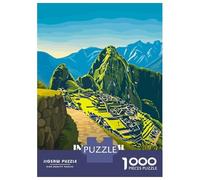 Adults 1000 Piece Jigsaw Puzzle Inca Trail Peru Travel Jigsaw Puzzle Brain Teaser Game Wall Art Unique Gifts for Birthday And Christmas 52x38cm/1000pcs