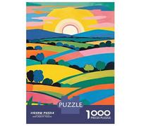 Adults 1000 Piece Jigsaw Puzzle Iowa in Vivid Colors Jigsaws for Adults Brain Teaser Game But Fun And Humorous Difficult And Challenge 52x38cm/1000pcs