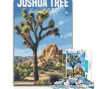 Adults 1000 Piece Jigsaw Puzzle Joshua Tree National Park Toy Intellectual Game Presents for Women Birthday Gift (38x26cm)