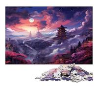 Adults 1000 Piece Jigsaw Puzzle Kiyomizudera Temple, Japan Jigsaw Family Fun Puzzle Fun at Home Activities Birthday PresentTravel Gifts 1000 PCS(38x26cm)