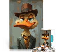 Adults 1000 Piece Jigsaw Puzzle Lazy Duck Detective Lernspielzeug für die ganze Familie Geschenkideen75x50cm