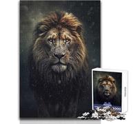 Adults 1000 Piece Jigsaw Puzzle Lion Is Coming Ideal for Cozy Downtime Fine Precision Die Cut Play Toy Size 50x75cm