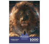 Adults 1000 Piece Jigsaw Puzzle Lion of Wisdom Puzzles for Adults Fun Games Perfect Decoration Parent-child Interaction 52x38cm/1000pcs