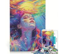 Adults 1000 Piece Jigsaw Puzzle Liquid Dreams DIY Toys Hand Speed Race with Fully Interlocking Randomly Shaped Pieces 38x26cm