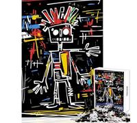 Adults 1000 Piece Jigsaw Puzzle Man in Movement Abstract Art DIY Toys Secret Santa Gifts Practical Game Improving Love between Couples Size 38x26cm