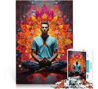 Adults 1000 Piece Jigsaw Puzzle Meditation art Spielspielzeug als Familiengeschenk Tolle Geschenke und Spielzeuge38x26cm