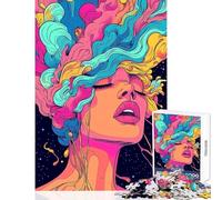 Adults 1000 Piece Jigsaw Puzzle Mind Blown Relaxing Games Analysis And Logic Educational Toy Decompressing Intellectual (50x75cm)