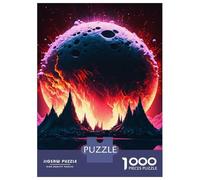 Adults 1000 Piece Jigsaw Puzzle Moon Explosion in Space Puzzles for Adults Brain Teaser Game Perfect Decoration Birthday And Unique Gifts 70x50cm/1000pcs