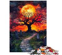 Adults 1000 Piece Jigsaw Puzzle Moonlit Path to Eternity Puzzle For Teenagers Precision Cutting Train Your Brain And Hands Learning Educational Toys (75x50cm/1000pcs)