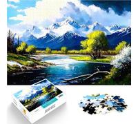 Adults 1000 Piece Jigsaw Puzzle Mountain Pädagogisches Spielzeug zum Stressabbau Die Liebe zwischen Paaren stärken52x38cm