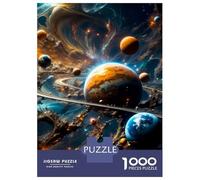 Adults 1000 Piece Jigsaw Puzzle Mystery of The Universe Jigsaw Puzzle Brain Teaser Game Wall Art Unique Gifts for Birthday And Christmas 52x38cm/1000pcs