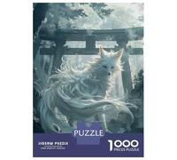 Adults 1000 Piece Jigsaw Puzzle Mystic Kitsune Gateway Jigsaw Puzzle Brain Teaser Game Presents for Women Difficult And Challenge 38x26cm/1000pcs