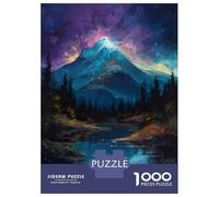 Adults 1000 Piece Jigsaw Puzzle Mystical Mountain Jigsaw Puzzle Brain Teaser Game Presents for Women Difficult And Challenge 38x26cm/1000pcs