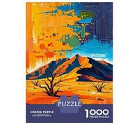 Adults 1000 Piece Jigsaw Puzzle Namib Desert Landscape Puzzles for Adults Brain Teaser Game Perfect Decoration Birthday And Unique Gifts 52x38cm/1000pcs