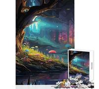 Adults 1000 Piece Jigsaw Puzzle Natural Forest Jigsaw Puzzles for Adults Birthday Present Educational Challenge Family Fun & Game Night (38x52cm)