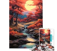 Adults 1000 Piece Jigsaw Puzzle Nature Landscape Art Help The Brain Exercise Stress Reliever Educational Game for 14+ Puzzle Game Offered (38x52cm)