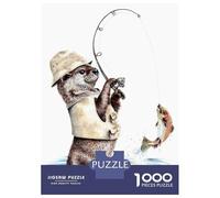 Adults 1000 Piece Jigsaw Puzzle Natures Fisherman Puzzles for Adults Brain Teaser Game Perfect Decoration Birthday And Unique Gifts 38x26cm/1000pcs