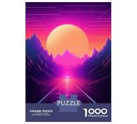 Adults 1000 Piece Jigsaw Puzzle Neon Horizon Rhapsody Jigsaws for Adults Relaxing Games Stress Reliever Parent-child Interaction 70x50cm/1000pcs