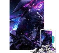 Adults 1000 Piece Jigsaw Puzzle Ninja Samurai Galaxy Educational Challenge A Work of Art Anti-Stress Toys for Ages 14 And over (38x52cm)