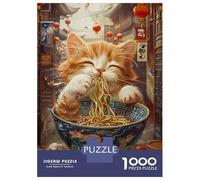Adults 1000 Piece Jigsaw Puzzle Noodle Break Jigsaws for Adults Anti-Stress Toys Pattern Assembly for Is Ideal As A Gift 52x38cm/1000pcs