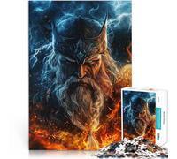 Adults 1000 Piece Jigsaw Puzzle Norse God Odin Allfather Schwierig und herausfordernd Gutes Geschenk38x26cm