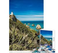 Adults 1000 Piece Jigsaw Puzzle Nugget Point Relaxing Games Analysis And Logic Educational Toy Decompressing Intellectual (38x52cm)