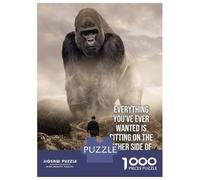 Adults 1000 Piece Jigsaw Puzzle On The Other Side Of Fear Jigsaw Puzzle Brain Teaser Game Presents for Women Difficult And Challenge 38x26cm/1000pcs
