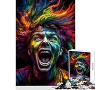 Adults 1000 Piece Jigsaw Puzzle Paranoia Educational Toy Birthday Gift Impossible Game Improving Love between Couples Size 50x75cm