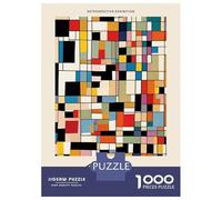 Adults 1000 Piece Jigsaw Puzzle Paul Klee Modern Art Jigsaws for Adults Anti-Stress Toys Pattern Assembly for Is Ideal As A Gift 38x26cm/1000pcs