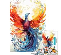 Adults 1000 Piece Jigsaw Puzzle Phoenix Fun at Home Activities, Difficult Challenge Home Decoration Toys for And 14 Years And over (50x75cm)