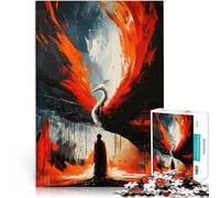 Adults 1000 Piece Jigsaw Puzzle Phoenix Gaze Pattern assembly 38x52cm for is ideal as a gift for the whole family for and 14 Years old