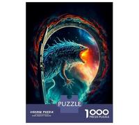 Adults 1000 Piece Jigsaw Puzzle Portal Monster Jigsaw for Adults Brain Teaser Game Staycation Kill Time Parent-child Interaction 52x38cm/1000pcs