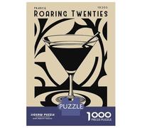 Adults 1000 Piece Jigsaw Puzzle Roaring Twenties Music & Fashion Jigsaw Puzzle Brain Teaser Game Wall Art Unique Gifts for Birthday And Christmas 70x50cm/1000pcs