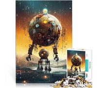 Adults 1000 Piece Jigsaw Puzzle Robot War Interessante Stressreduzierung eignet sich ideal als Geschenk für die ganze Familie75x50cm