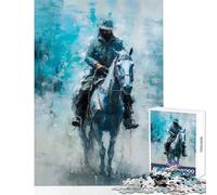 Adults 1000 Piece Jigsaw Puzzle Rogue Rider Jigsaws for Adults Puzzle Difficult Hard Wishlist with Santa Claus Birthday Present,Travel Gifts, (50x75cm)