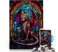 Adults 1000 Piece Jigsaw Puzzle Ruby Scalebreaker Dragon Pädagogisches Familienspiel Geschenke für Freunde und Familie52x38cm