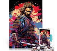 Adults 1000 Piece Jigsaw Puzzle Samurai - Artistry of the Lone Samurai Familienaktivität Wohnkunstdekor75x50cm