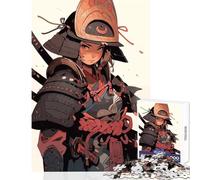 Adults 1000 Piece Jigsaw Puzzle Samurai Girl Jigsaws for Adults Puzzle Difficult Hard Wishlist with Santa Claus Birthday Present,Travel Gifts, (50x75cm)
