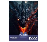 Adults 1000 Piece Jigsaw Puzzle Scary Dragon Jigsaws for Adults Fun Games Wall Decoration Unique Gifts for Birthday And Christmas 70x50cm/1000pcs