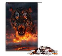 Adults 1000 Piece Jigsaw Puzzle Sea Tiger Family Fun Puzzle with Matching Poster And Trivia Sheet 1000 PCS(75x50cm)