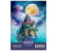 Adults 1000 Piece Jigsaw Puzzle Small Lake Jigsaw Puzzle Brain Teaser Game Wall Art Unique Gifts for Birthday And Christmas 38x26cm/1000pcs