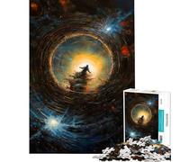 Adults 1000 Piece Jigsaw Puzzle Staring Into The Void Fun at Home Activities, Difficult Challenge Home Decoration Toys for And 14 Years And over (38x52cm)