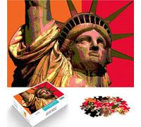 Adults 1000 Piece Jigsaw Puzzle STATUE OF LIBERTY NYC Handgeschwindigkeitswettbewerb Tolle Geschenke und Spielzeuge38x26cm