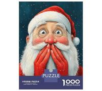 Adults 1000 Piece Jigsaw Puzzle Surprised Santa Claus Puzzles for Adults Toy Wall Decor Difficult Hard Difficult And Challenge 70x50cm/1000pcs