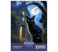 Adults 1000 Piece Jigsaw Puzzle The Cat Haunting Gaze Puzzles for Adults Toy Wall Decor Difficult Hard Difficult And Challenge 70x50cm/1000pcs