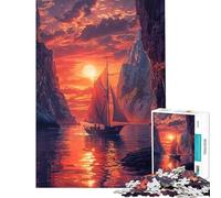 Adults 1000 Piece Jigsaw Puzzle The Last Ship Fun at Home Activities, Difficult Challenge Home Decoration Toys for And 14 Years And over (38x26cm)