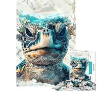 Adults 1000 Piece Jigsaw Puzzle The Turtle's World Jigsaw Family Game Staycation Kill Time Unique Gifts for Birthday And Christmas (Size 50x75cm)