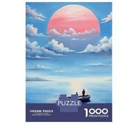 Adults 1000 Piece Jigsaw Puzzle Things Are Always Changing Jigsaw for Adults Brain Teaser Game Staycation Kill Time Parent-child Interaction 38x26cm/1000pcs